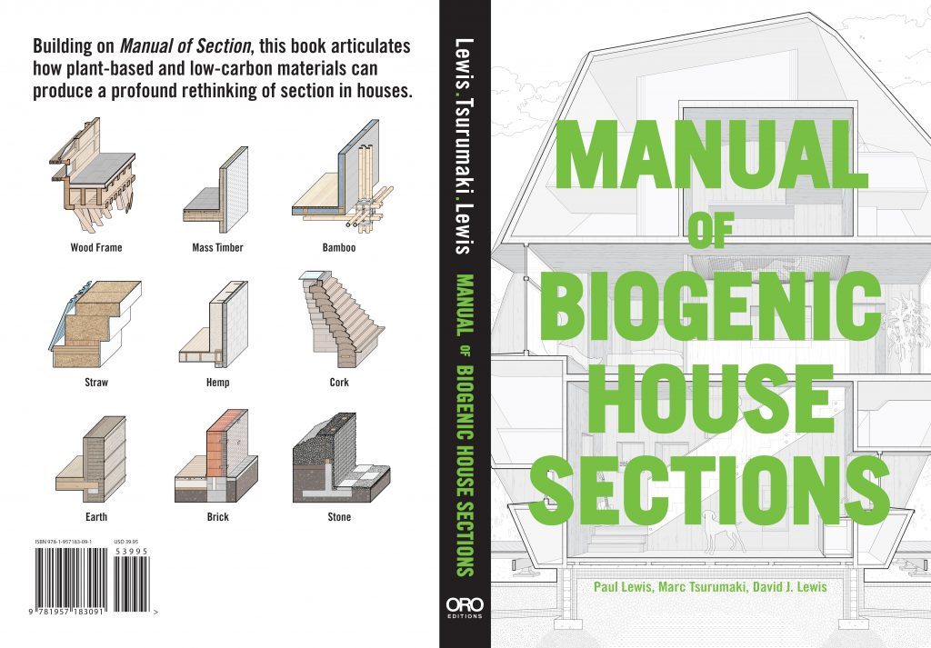 Cover of the Manual of Biogenic House Sections, a book by Paul Lewis