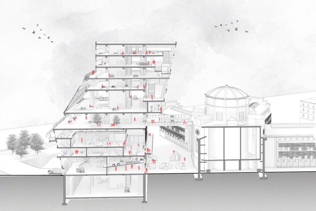 This is the floorplan of the model prison in Barcelona