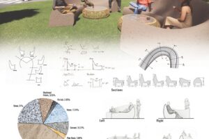 Image of winning project from the Wellness Bench Student Design Competition