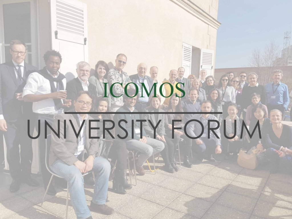 picture from ICOMOS University Forum