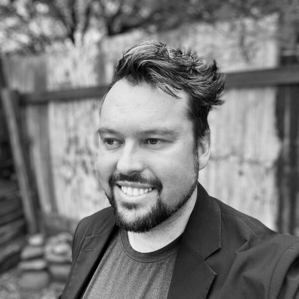 Black and white headshot of Zachary Colbert