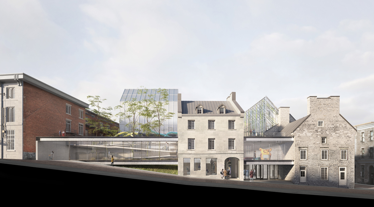 Architectural building design by Pelletier de Fontenay an architecture firm