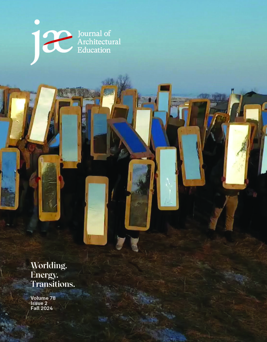 Journal of Architectural Education Cover of Volume 78, Issue 2, Fall 2024