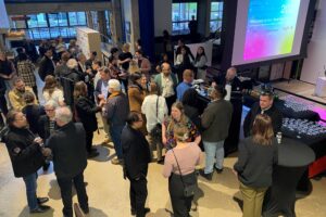 Group of individuals attending the Year End Show