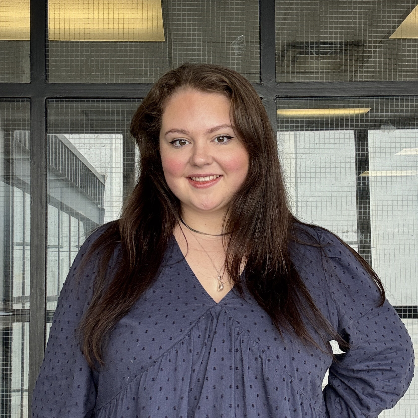 a portrait of a student, Lauren Newell.