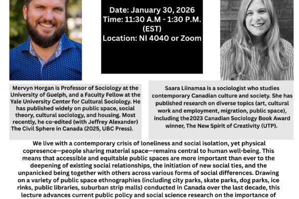 Event poster for Charles Gordon