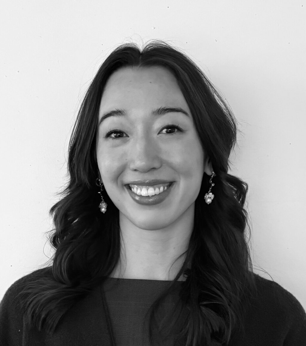 Black and white headshot of Rayannah Hwang