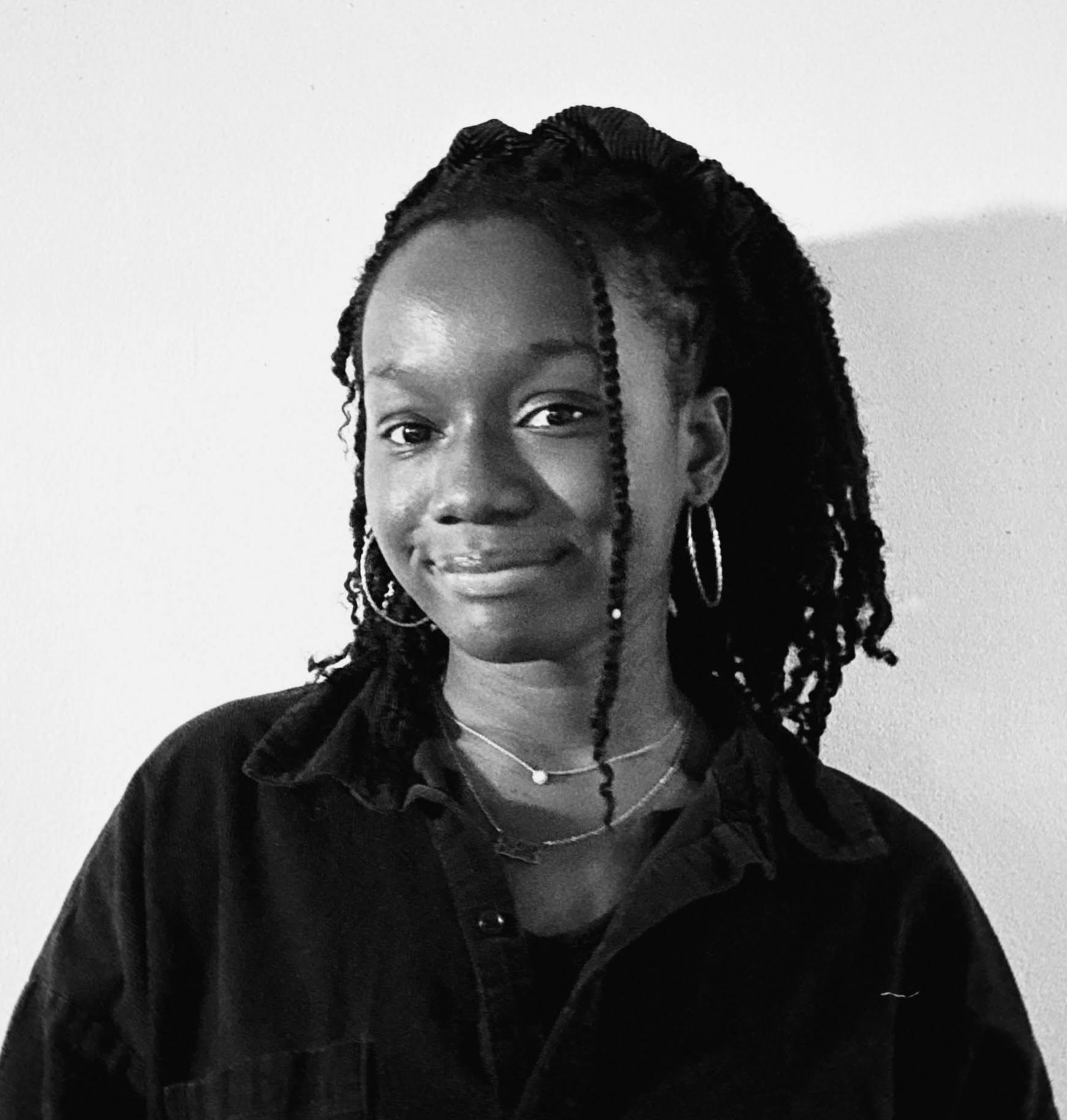Black and white headshot of Sianna Pottinger-Gentles