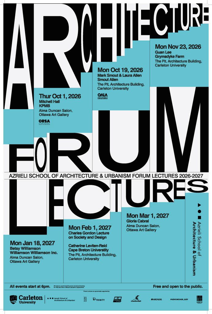 2026-2027 Forum Lecture Poster