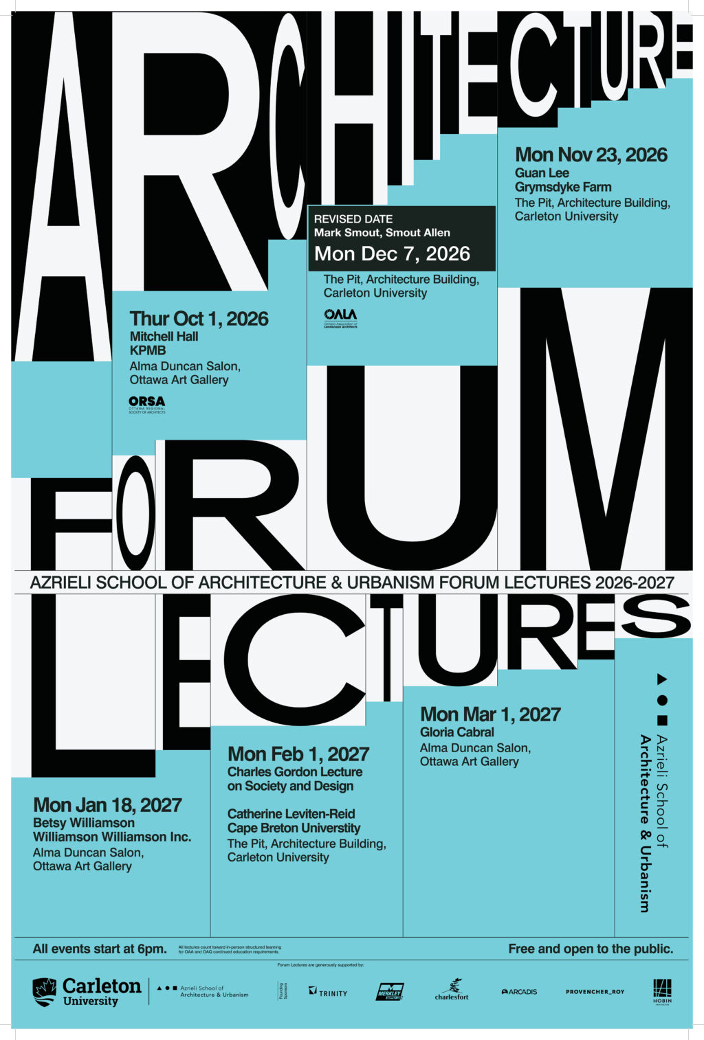 Forum Lecture Poster