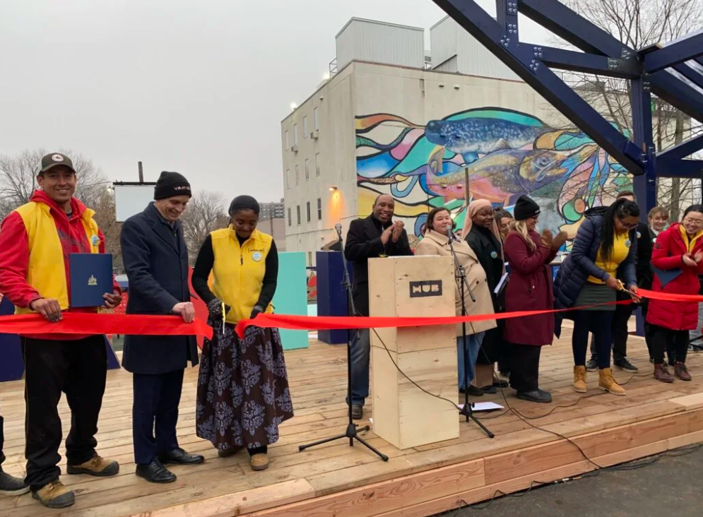 Vanier Hub ribbon cutting ceremony