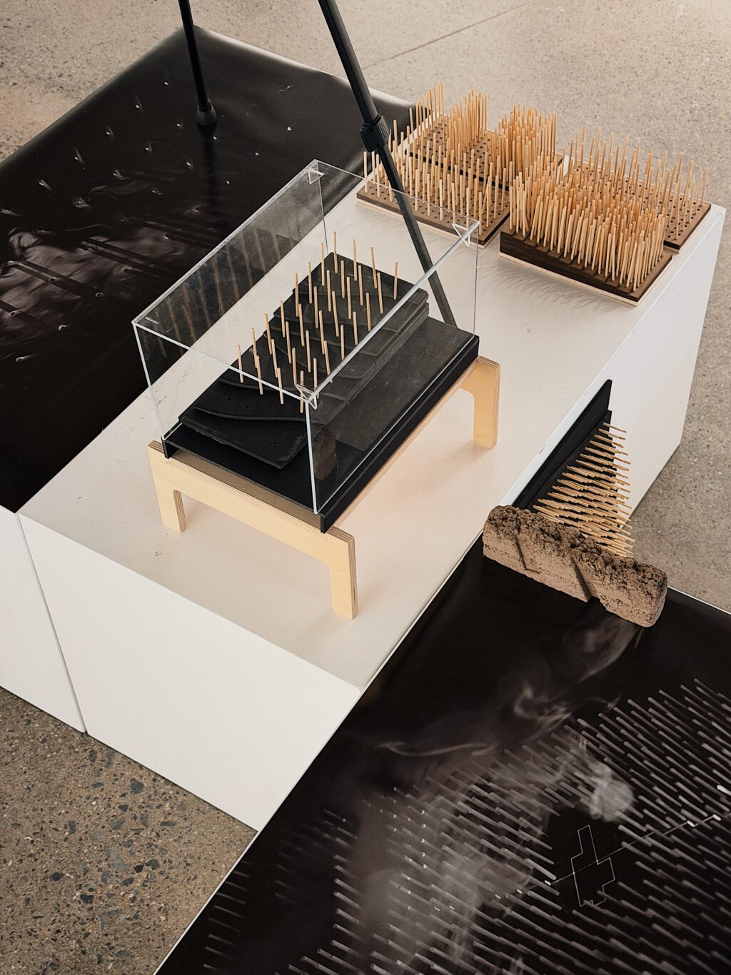 models from the after fire 344 exhibit