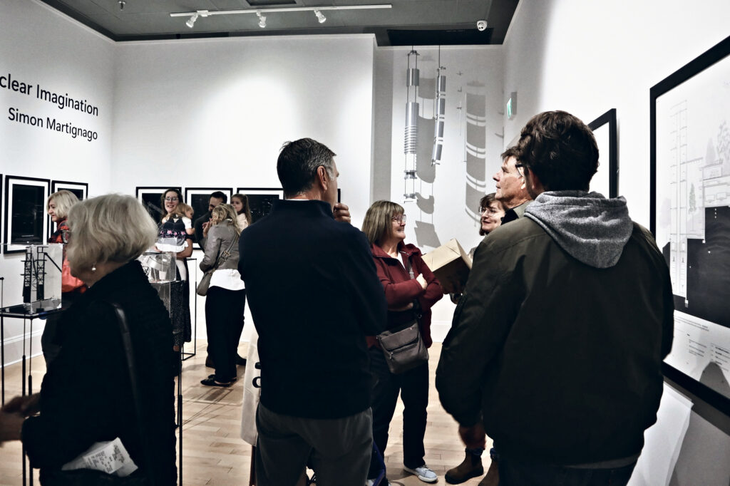 The opening reception, The World We Fear, Art Gallery of Northumberland, Cobourg, Ontario, October 3, 2026.